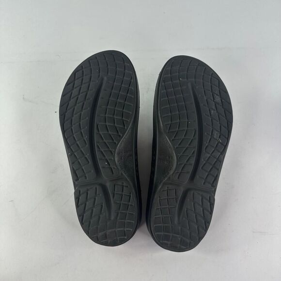 OOFOS OOahh Sport Slide Sandal Women's US 9 Black Recovery Shoes - Picture 7 of 10